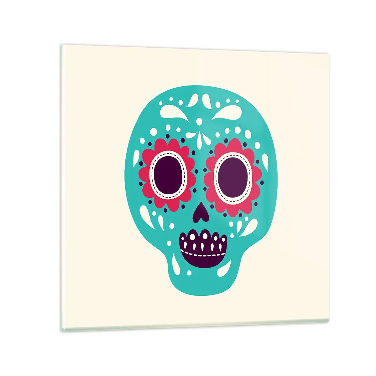 Quadro su vetro - Vita: un gioco fino alla morte - 30x30 cm