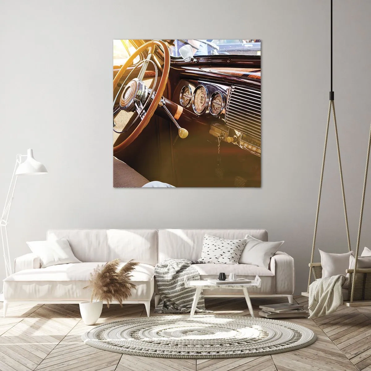 Quadro su tela - Stampe su Tela - Un soffio di lusso dal passato - 30x30 cm