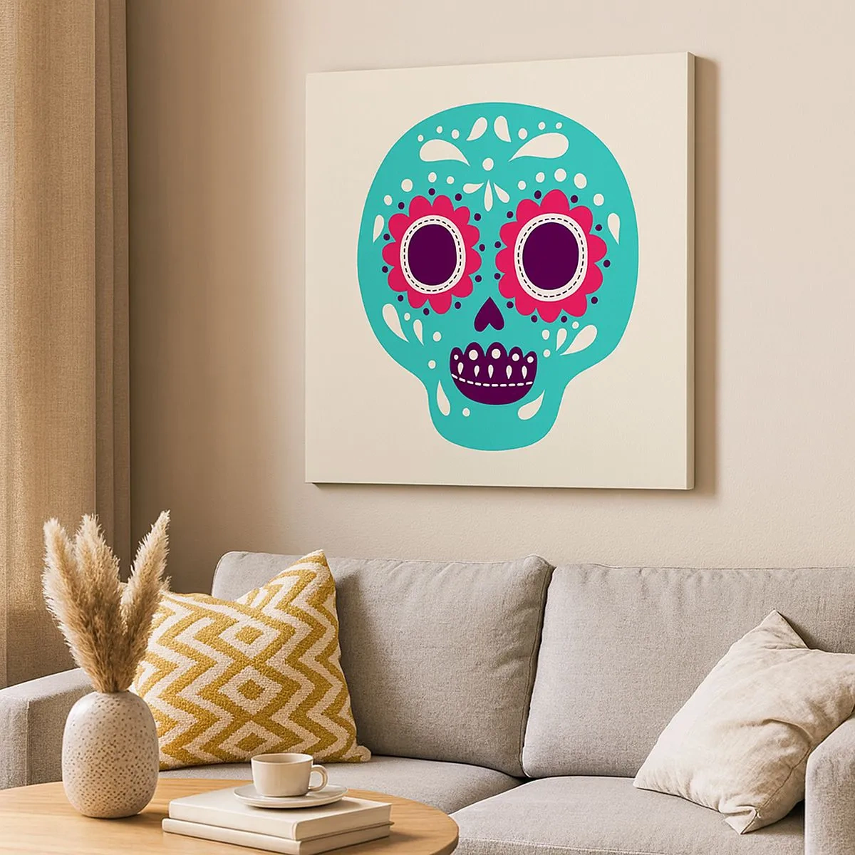 Quadro su tela - Stampe su Tela - Vita: un gioco fino alla morte - 30x30 cm