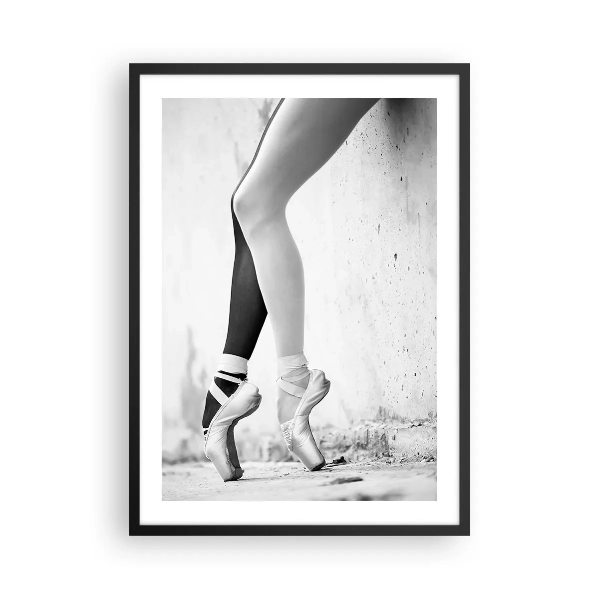 Poster in cornice nera - La sottigliezza del balletto - 50x70cm - Ballerina, voilà! - Decorazione murale moderna per soggiorno e camera da letto ARTTOR