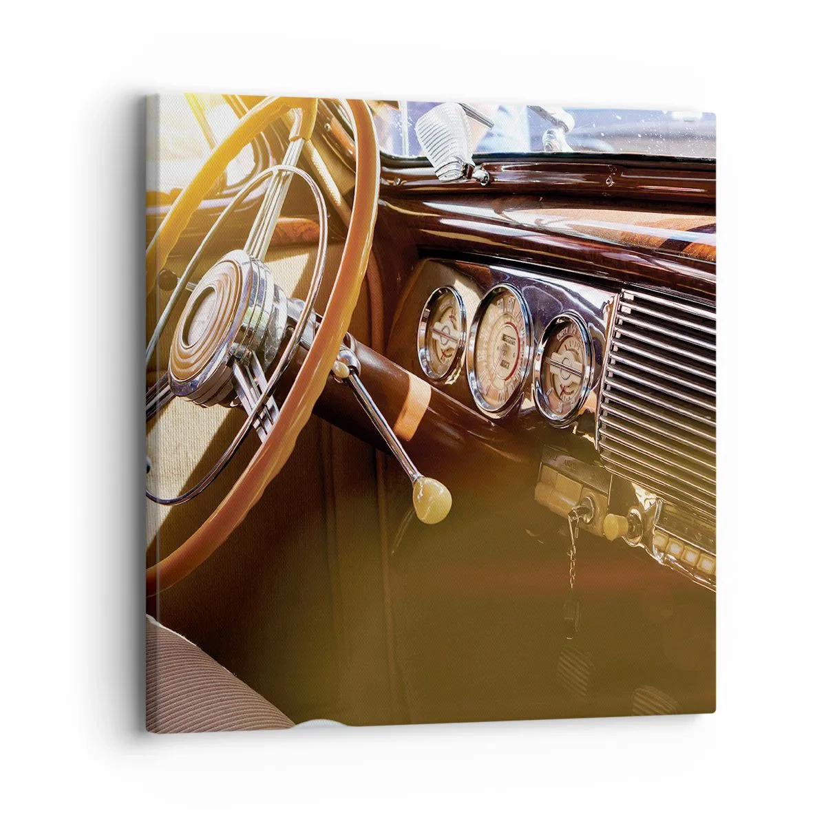 Quadro su tela - Stampe su Tela - Un soffio di lusso dal passato - 30x30 cm